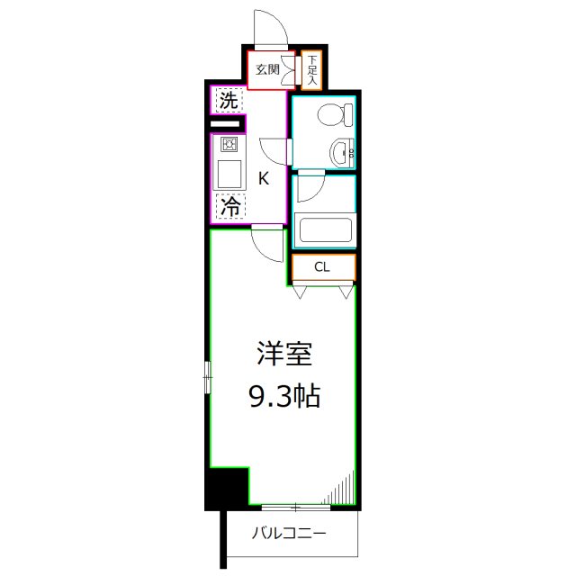 ヴェルデス 間取り図