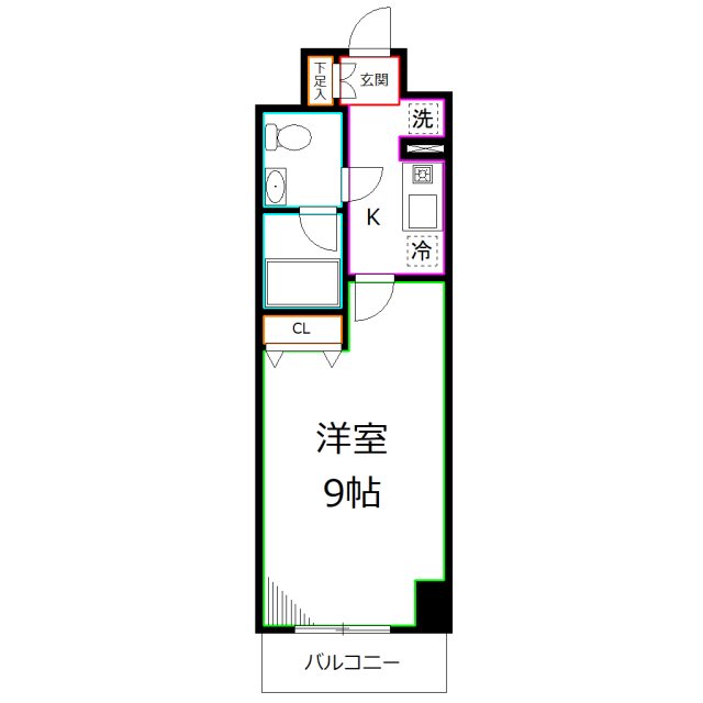 ヴェルデス 間取り