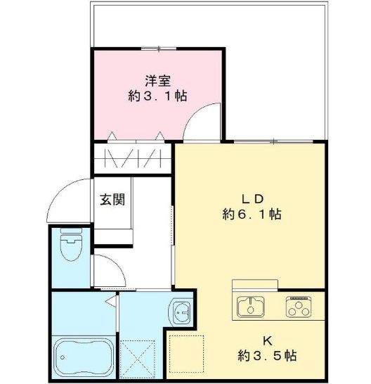 ラシーネわかみや 間取り