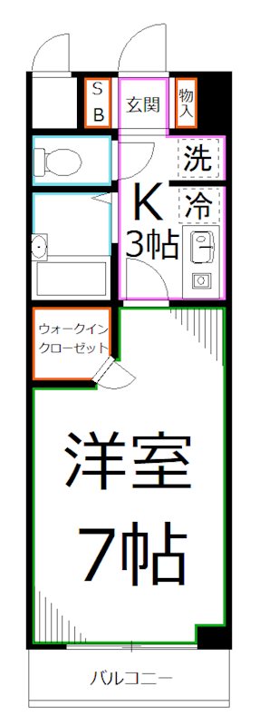 ビイルーム小金井 間取り
