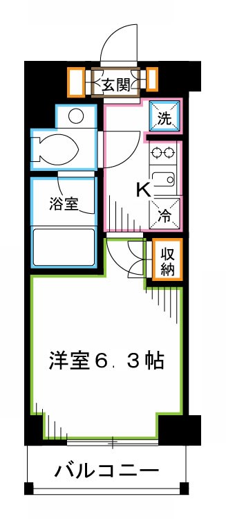 エスティメゾン中野 間取り