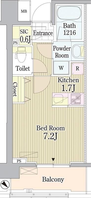 PRIME URBAN 東中野 COURT 間取り