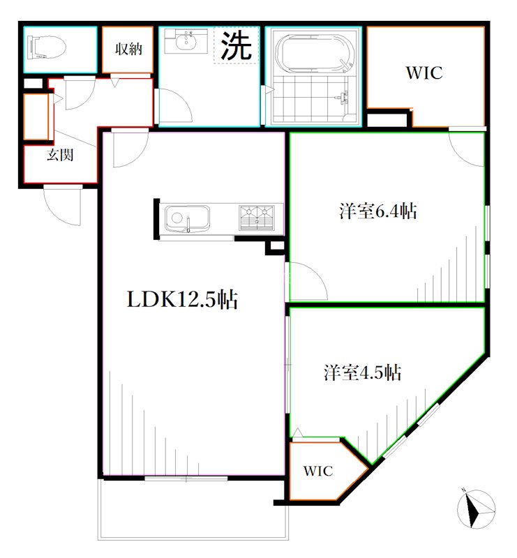 メゾン中町 間取り