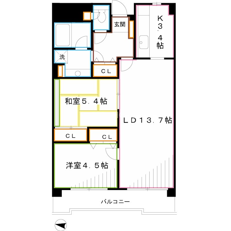 コーボック新小金井 間取り