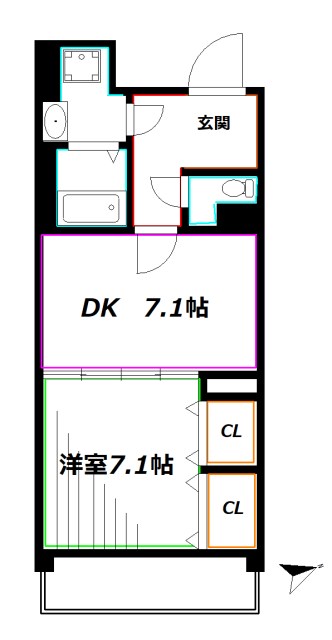 コーポレート武蔵境 間取り