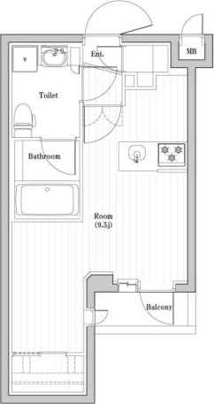 レジデンス東中野ガーデン 間取り