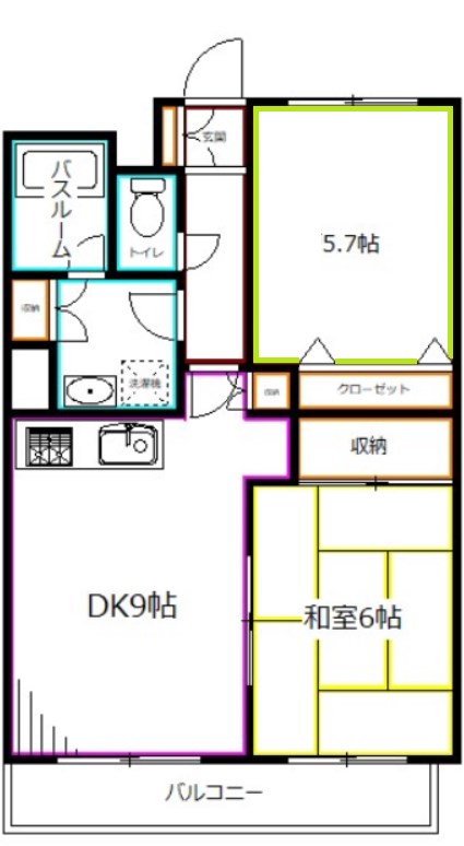 サングレース芦花公園 間取り