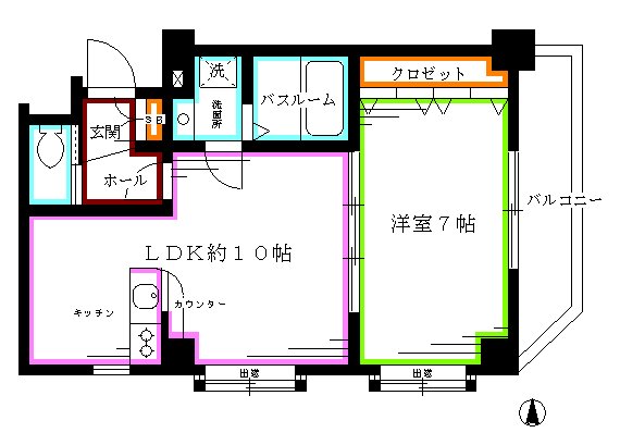 ロイヤルガーデン哲学堂   間取り