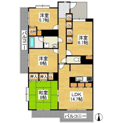 アークパレス98 間取り