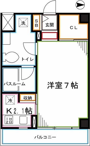 ドゥーエ武蔵小金井  間取り