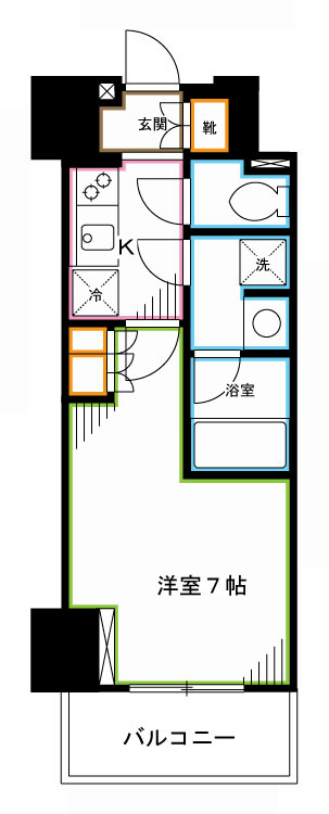 セリオ落合東中野  間取り