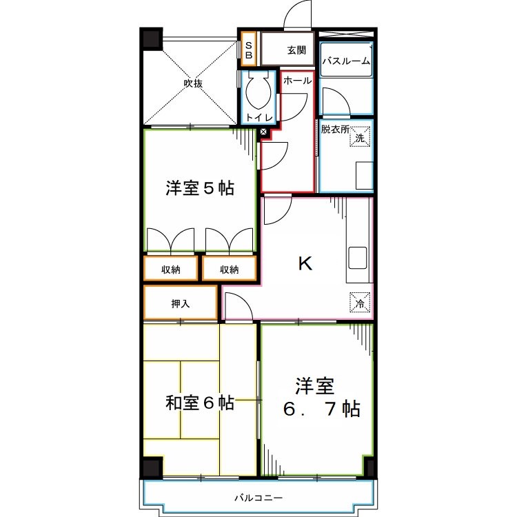 グランフォルム国立 間取り