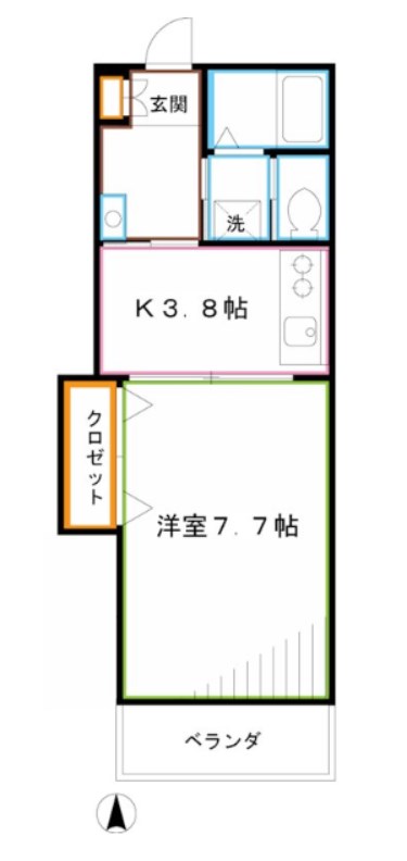 カサブランカN 間取り