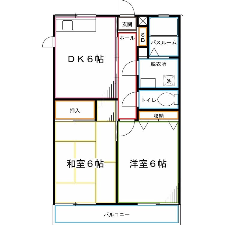 サニーシャトレー 間取り