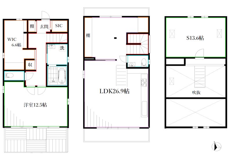 吉祥寺北町3丁目戸建 間取り