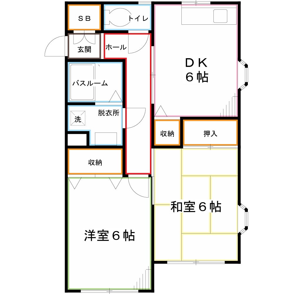 サニーシャトレー 間取り