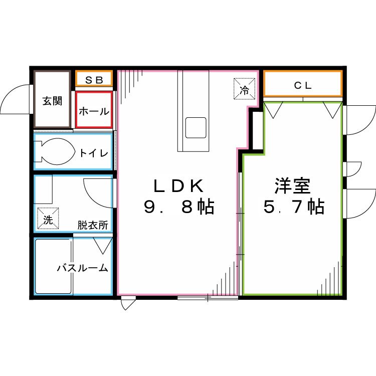 コリーヌ国分寺 間取り