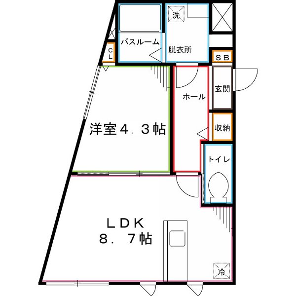 コリーヌ国分寺 間取り