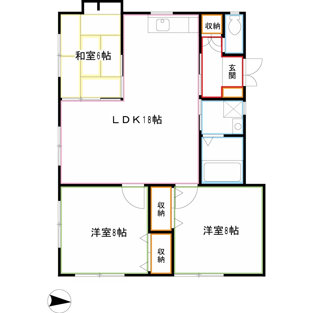サニーハウス 間取り