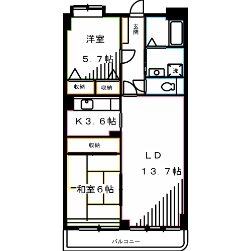 ヴェール・カルチェ 間取り