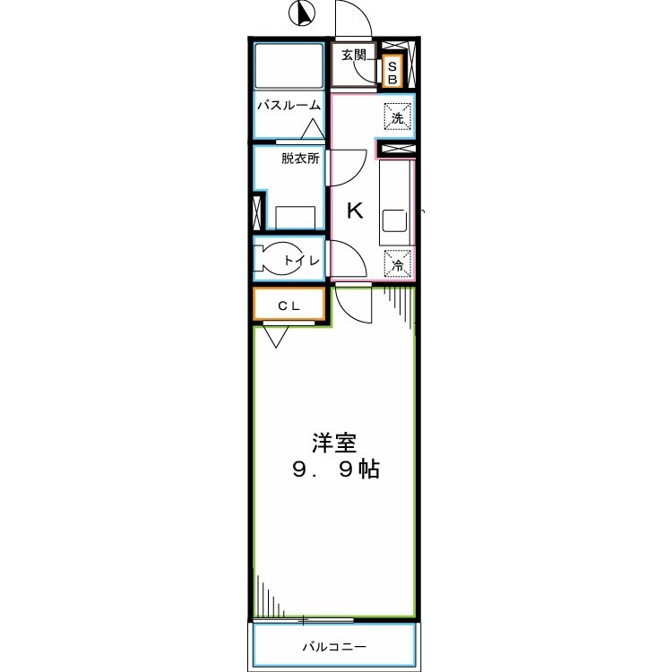 リブリ・オブリガーダ国立 間取り