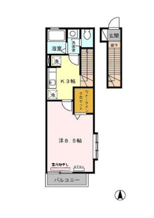 フレア新中野 間取り