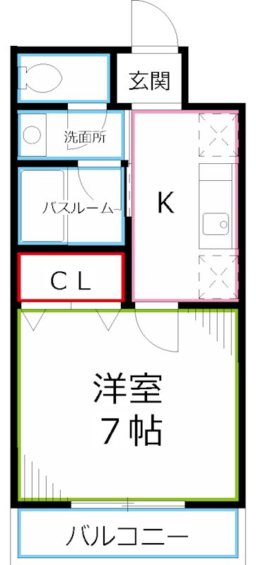 as　Cabins 間取り