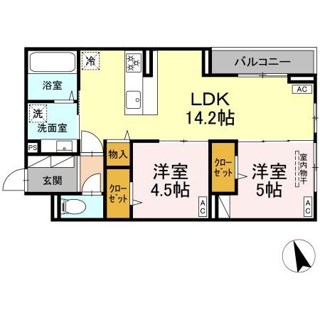 D-PRECIOUS武蔵野 間取り図