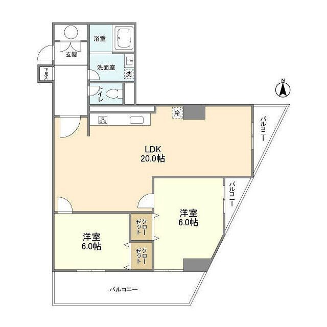 パティオ右近 間取り