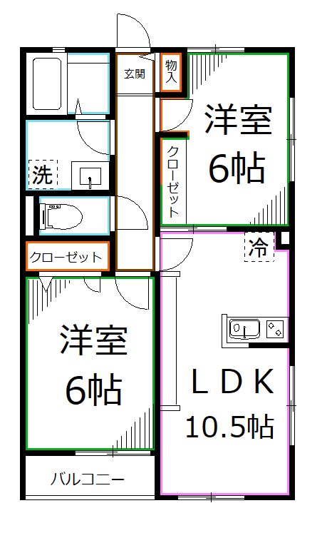 Villa　Azalea 間取り