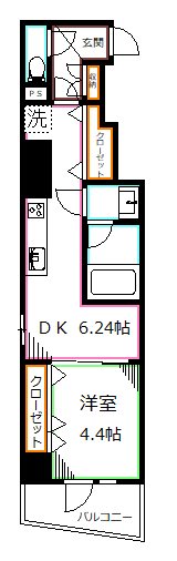 ドエル中野 間取り