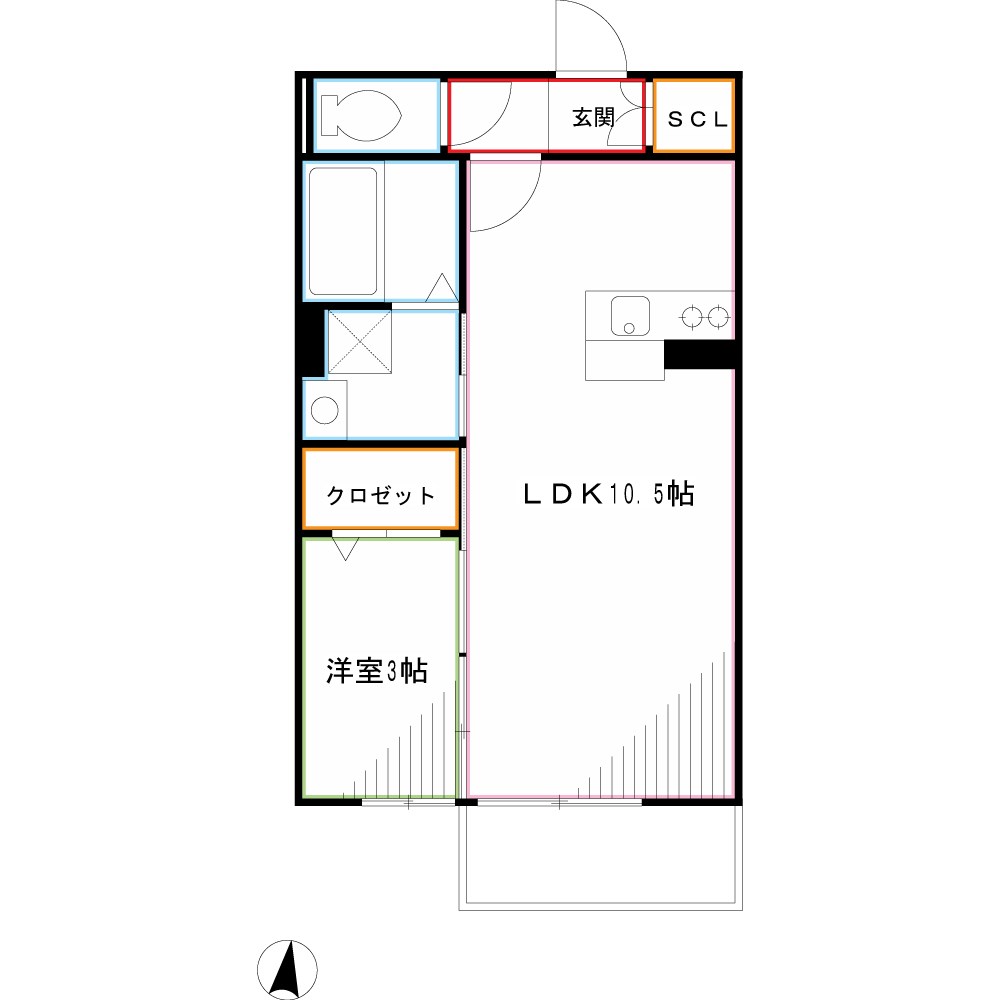 コート・フィオーレ 間取り