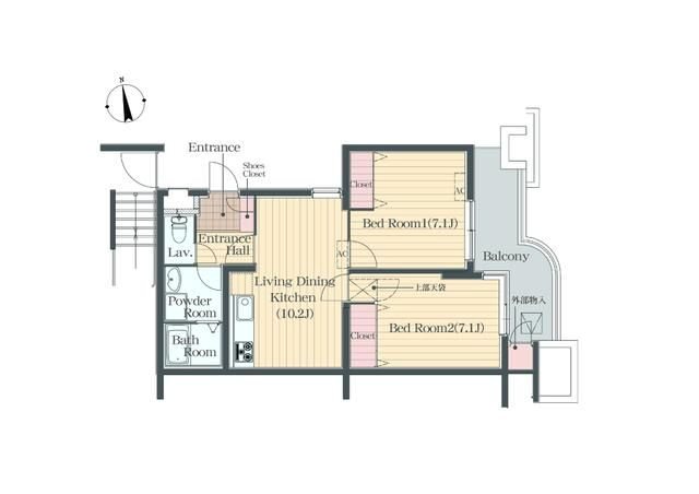 ハイリビング関根 間取り