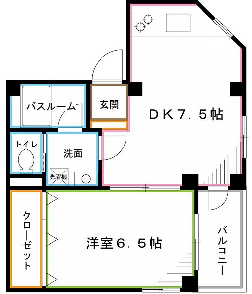 ヴェルジュール阿佐ヶ谷 間取り