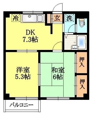 スカイハイツ 間取り