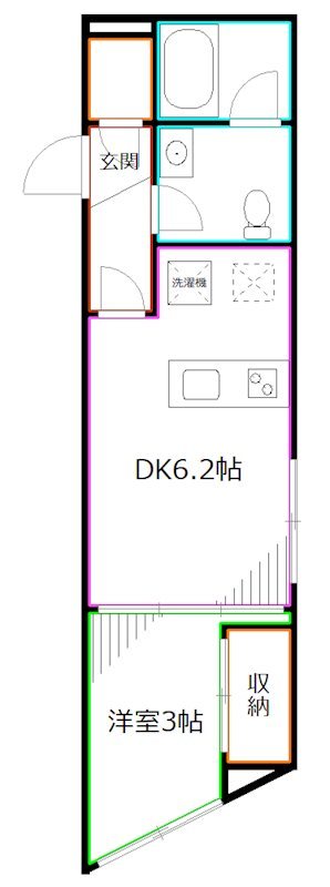 ドムフォレント荻窪 間取り