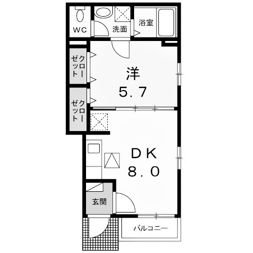 フランメゾンＫ 間取り
