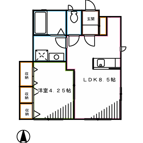 ニア・オーズ 間取り