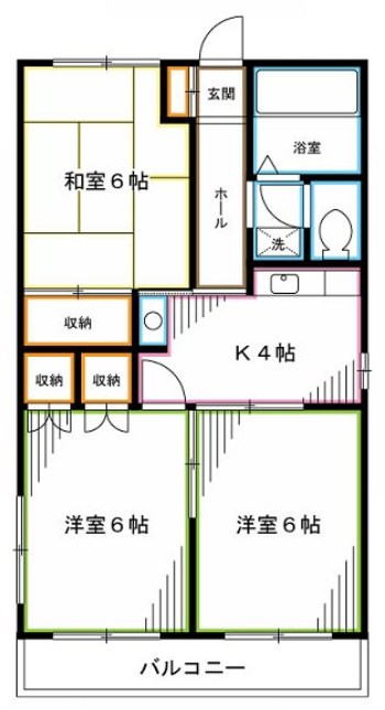 メゾン上の原   間取り