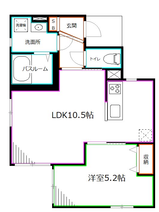 （仮称）杉並区阿佐谷北マンション  間取り図