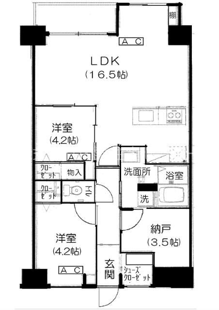 エスポワール善福寺 間取り