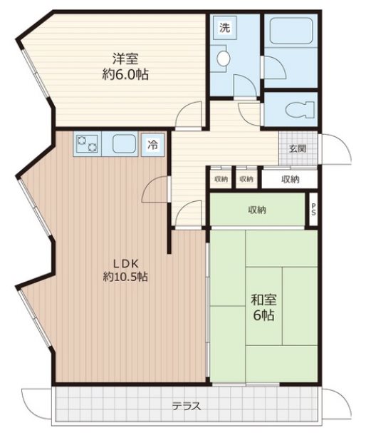 クレストハイツ 間取り