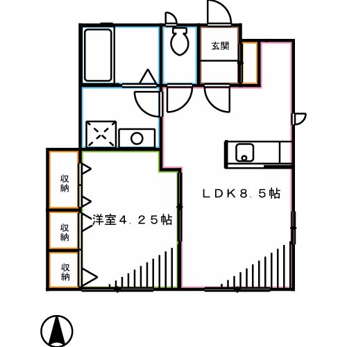 ニア　オーズ 間取り
