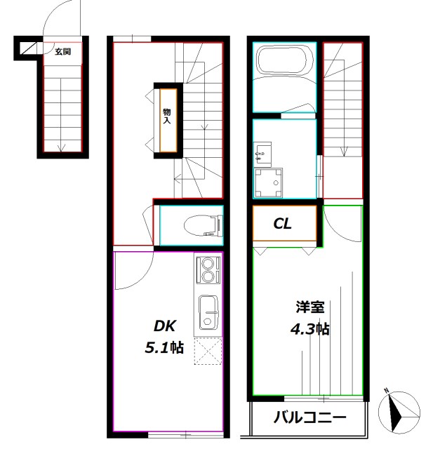 ソルナクレイシア吉祥寺 間取り