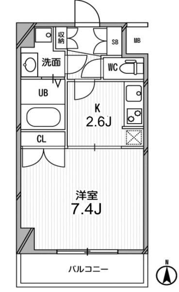 スペーシア高円寺Ⅰ 間取り