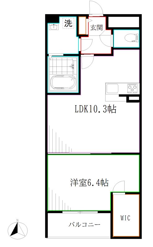 リブリ・フォンテーヌ 間取り