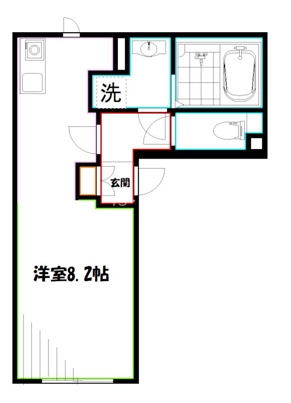 ＦＡＢＲＩＣ三鷹 間取り