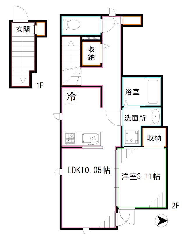 CB中野イリゼ 間取り