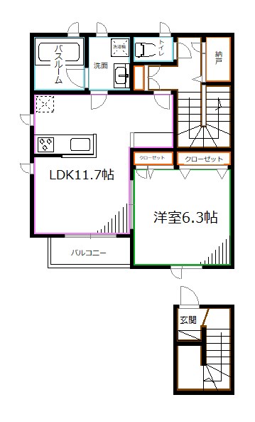 Ｓｏｌｅｉｌ ５９ 間取り
