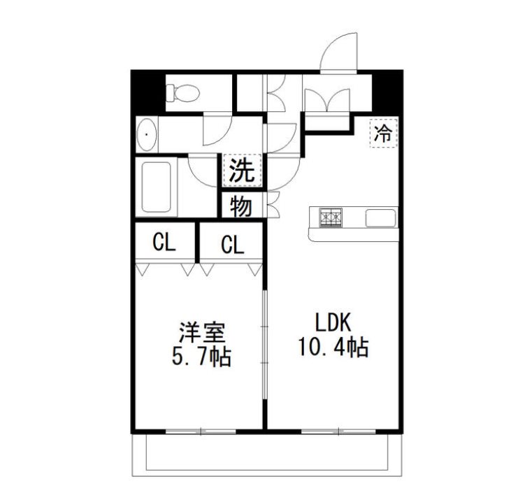 Prescelto壱番館（プレシェルト） 間取り